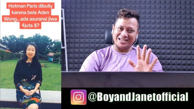 MARAH BESAR KEPADA HOTMAN PARIS YANG DUKUNG ADEN WONG - BULE PUN SPEAK UP DAN DUKUNG AMY