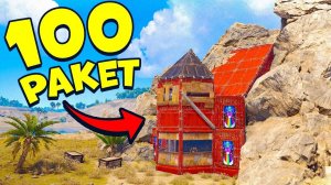 ДОМ в НОВОЙ СКАЛЕ на 100 РАКЕТ против КЛАНОВ в раст rust