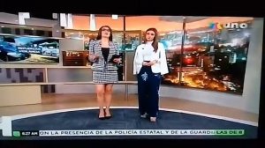 Empezando una semana mas viendo a claudia mollinedo y vaitiare mateos en hechos am