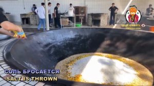 УЗБЕКСКИЙ МЕГА ПЛОВ НА БОЛЬШОЙ КАЗАНЕ  |  UZBEK MEGA Plov AT THE GIANT KAZAN