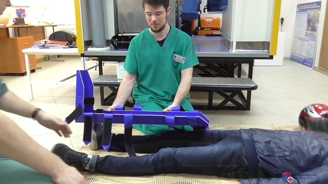 Методика иммобилизации нижней конечности шиной