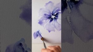 нежные цветы #акварель