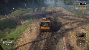 SnowRunner Состязание Слалом за 3:34 на Hummer H2