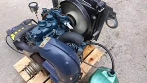 Тест контрактного двигателя Kubota Z482-546202