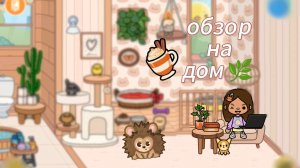 обзор на дом/ тока бока