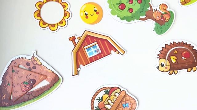 Развивающие пазлы Формы Первая игра для малышей смотреть онлайн