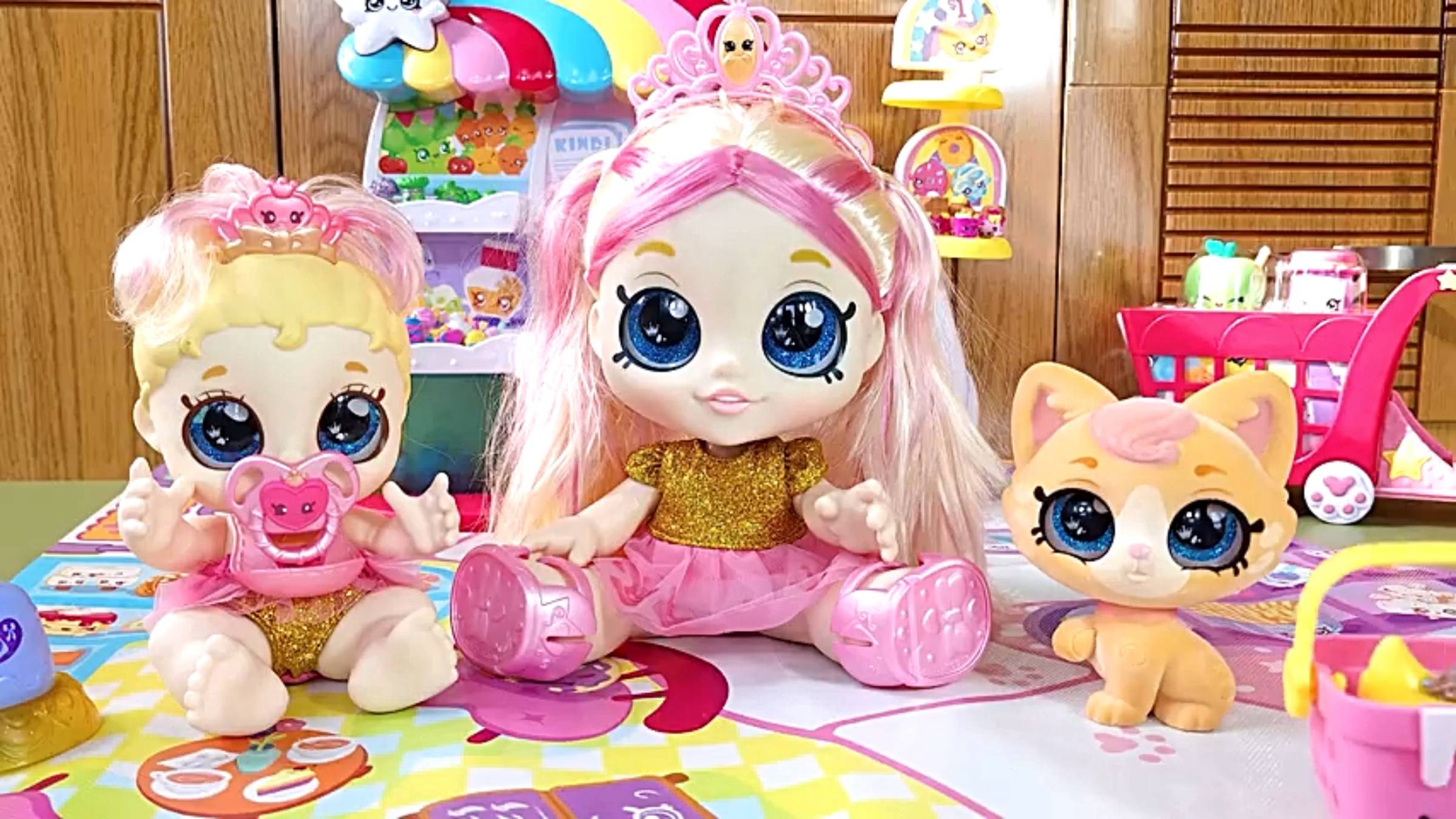 Мультики для малышей. Развивающие игрушки. Игровой набор «Кукла Джессикейк» смотреть онлайн