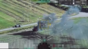 🇷🇺🔥🇺🇦⚡Эпичный бой. 2 БТРа морпехов против колонны из 19 единиц НАТОвской техники.