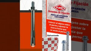 PERNOS DE EXPANSION CON CAMISA - GALVANIZADOS E INOXIDABLE