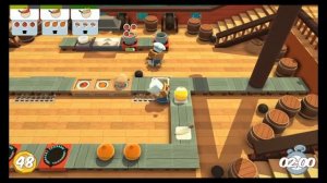 Overcooked! Level 6-1, 1 player,  3-Stars , 140 points