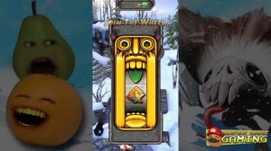 Annoying Orange and Pear - TEMPLE RUN 2: FROZEN SHADOWS!