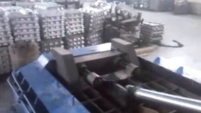 Китайский пресс для лома/металлолома.3gp