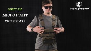 Разгрузочная система (EmersonGear) Micro Fight Chissis MK3 Chest Rig