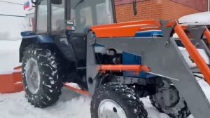 @Кун10 на МТЗ 82 и ковш на него свой производства