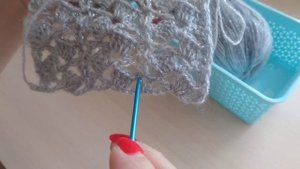 Шарф крючком. Простой и красивый узор крючком. МК крючком.