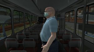 Трамвайный вагон Tatra T6B5 в Omsi2 Староволкск