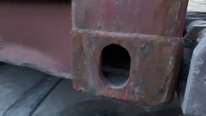 Переднее крепление контейнеровоза