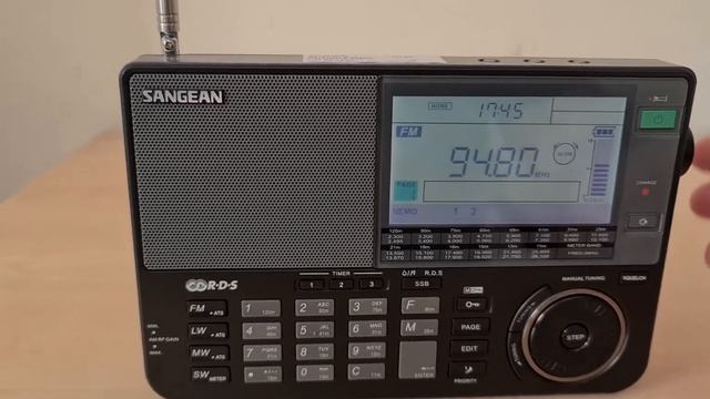 UKW-Bandscan in Taufkirchen (Vils) indoor.