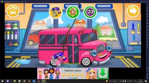 Автомойка / Моем и разукрашиваем Желтый Школьный Автобус / Игра в машинки / Автомойка для детей /