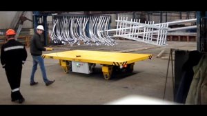 Кабельная безрельсовая передаточная тележка