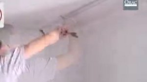 Монтаж полиуретановых карнизов Orac