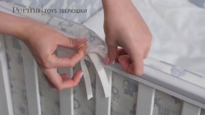 Постельное белье Perina Toys Зверюшки 120х60 см 6 предметов