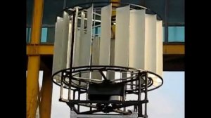 Вертикальная турбина ветровой электростанции/Vertical turbine wind power station