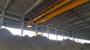 Кран мостовой двухбалочный грейферный г/п 16/5т