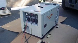 Yanmar EG100i generator testing