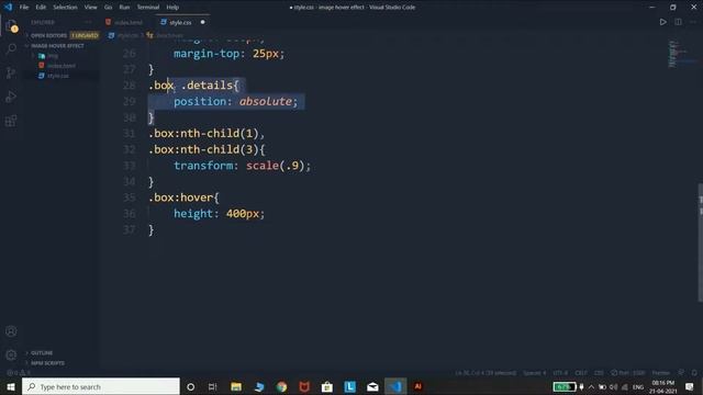 CSS Cards hover effect using html and css || #html #css