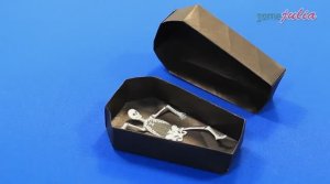 Оригами Гроб из бумаги на Хэллоуин!