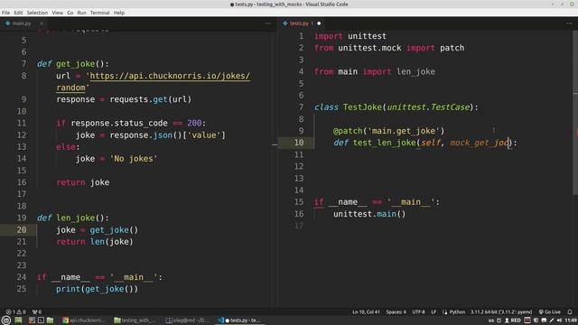 Тестирование с помощью Mock-ов в Python #1 смотреть онлайн