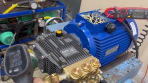 Помпа Annovi Reverberi 1520 RK 200 бар, 15 л/мин с электромотором "Уралэлектро" 5.5 кВт, 380 В