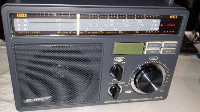 Retekess TR618 portable mediumwave 770 kHz WABC New York смотреть онлайн