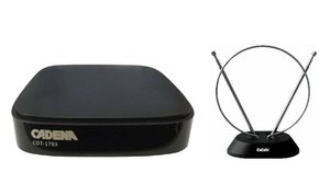 Обзор на DVB-T2 приставку Cadena CDT-1793 и Антенну телевизионную BBK DA01/BL.