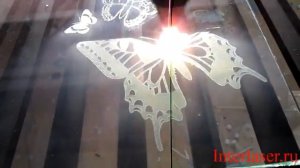 Гравировка стекла на лазерном станке