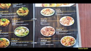 Вьетнам-Нячанг 2019. Меню кафе на первой линии.