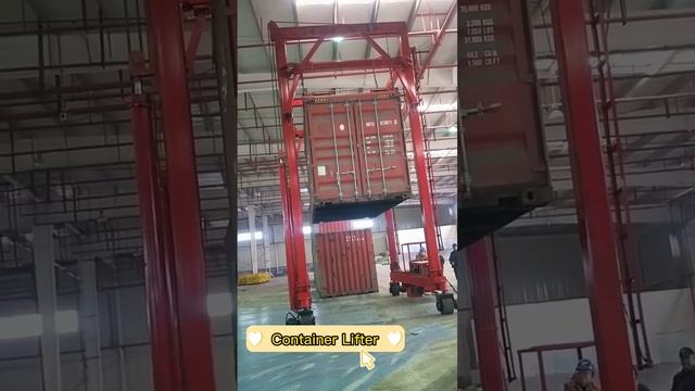 rubber tire container lifter gantry crane for handling lift shipping containers