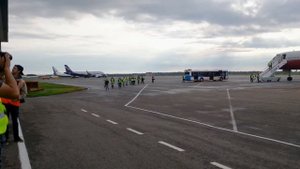 Аэропорт Томск (cпоттинг, 4 августа 2015 г.)