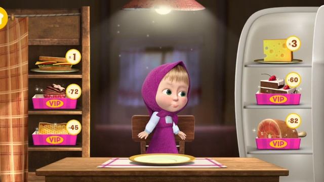 Мультфильм Игра для малышей Маша и Медведь