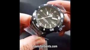 Swiss Military by Chrono Night Lights Special Edition 44 mm Quarzuhr Ronda 515 (Stahl) SWISS MADE