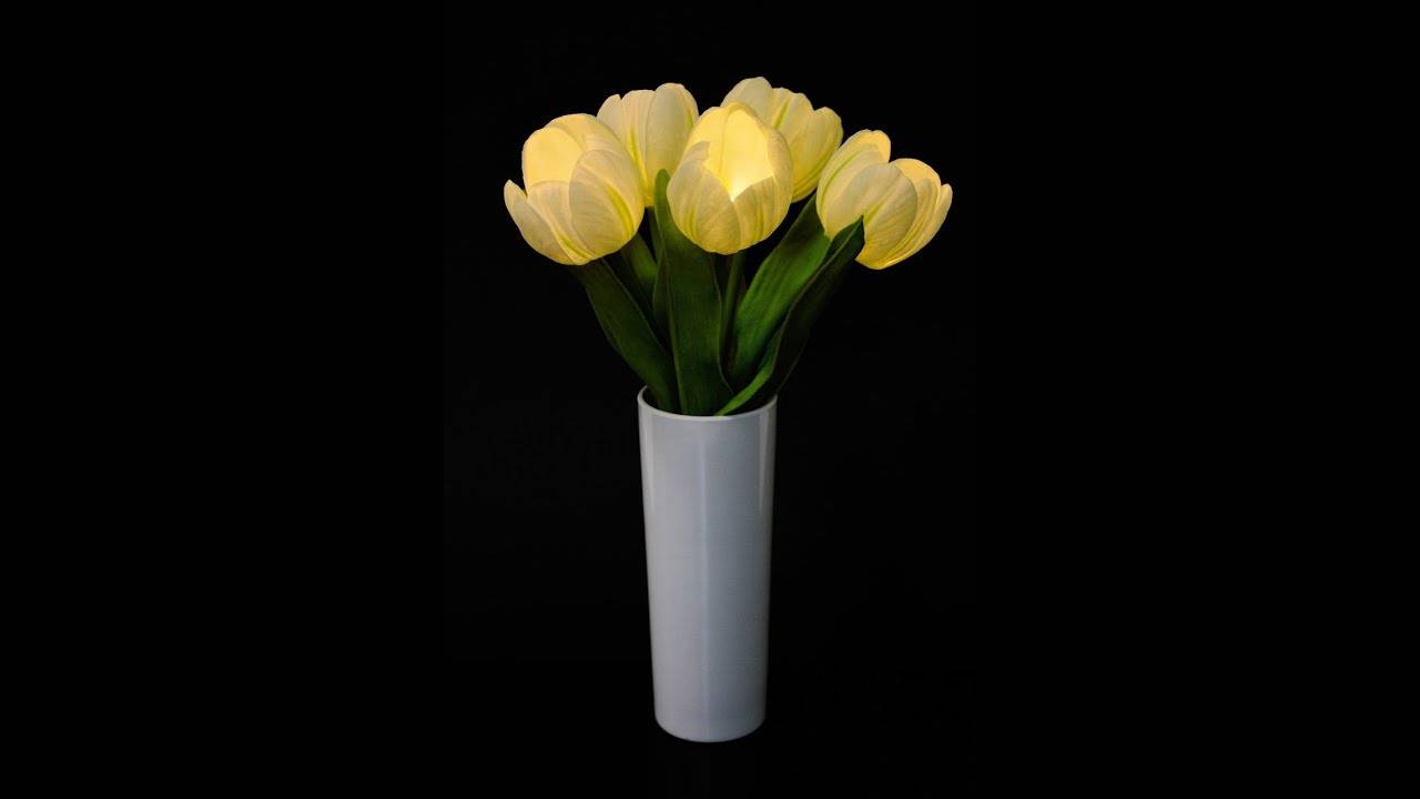 Обзор на светодиодный светильник "Тюльпаны". смотреть онлайн