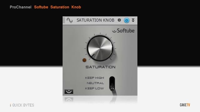 Quick Bytes - Softube Saturation Knob