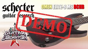 Электрогитара SCHECTER OMEN ELITE-8 MS - демонстрация звучания