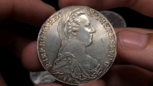 50 копеек 1912. Талер Марии Терезии. 5 марок 1913 и другие серебряные монеты!