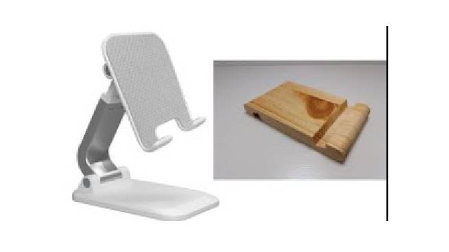 Обзор на подставки для телефона "Q7" и "Деревянная". смотреть онлайн