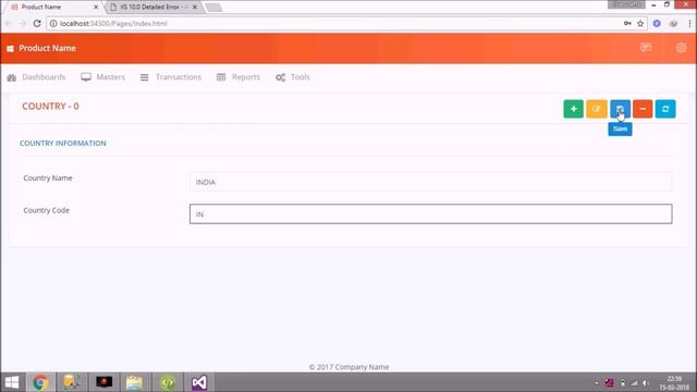 Code VAUCH Demo #1 (jQuery / Java Script CRUD, Dashboard, Reports, etc. Source Code Generator)