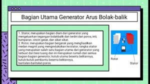 Bagian-bagian dan Cara Kerja Generator AC