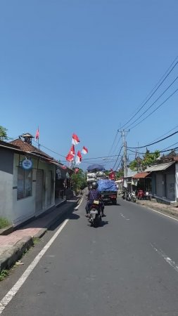 На мотоцикле в Индонезии остров Бали поездка