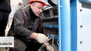 Пресс для макулатуры | Горизонтальный гидравлический пресс ПЗО М60, ручная обвязка